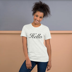 Hello Unisex t-shirt