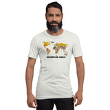 Adventure Awaits Map Unisex T-shirt