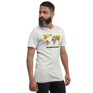 Adventure Awaits Map Unisex T-shirt