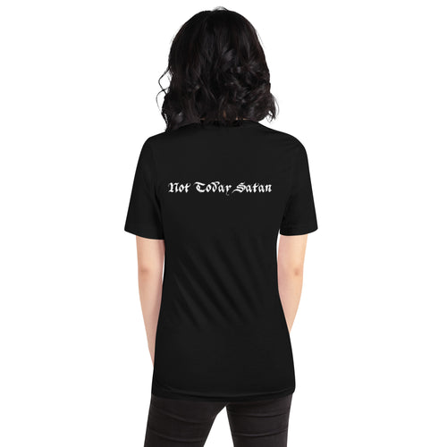 Not Today Satan Unisex t-shirt