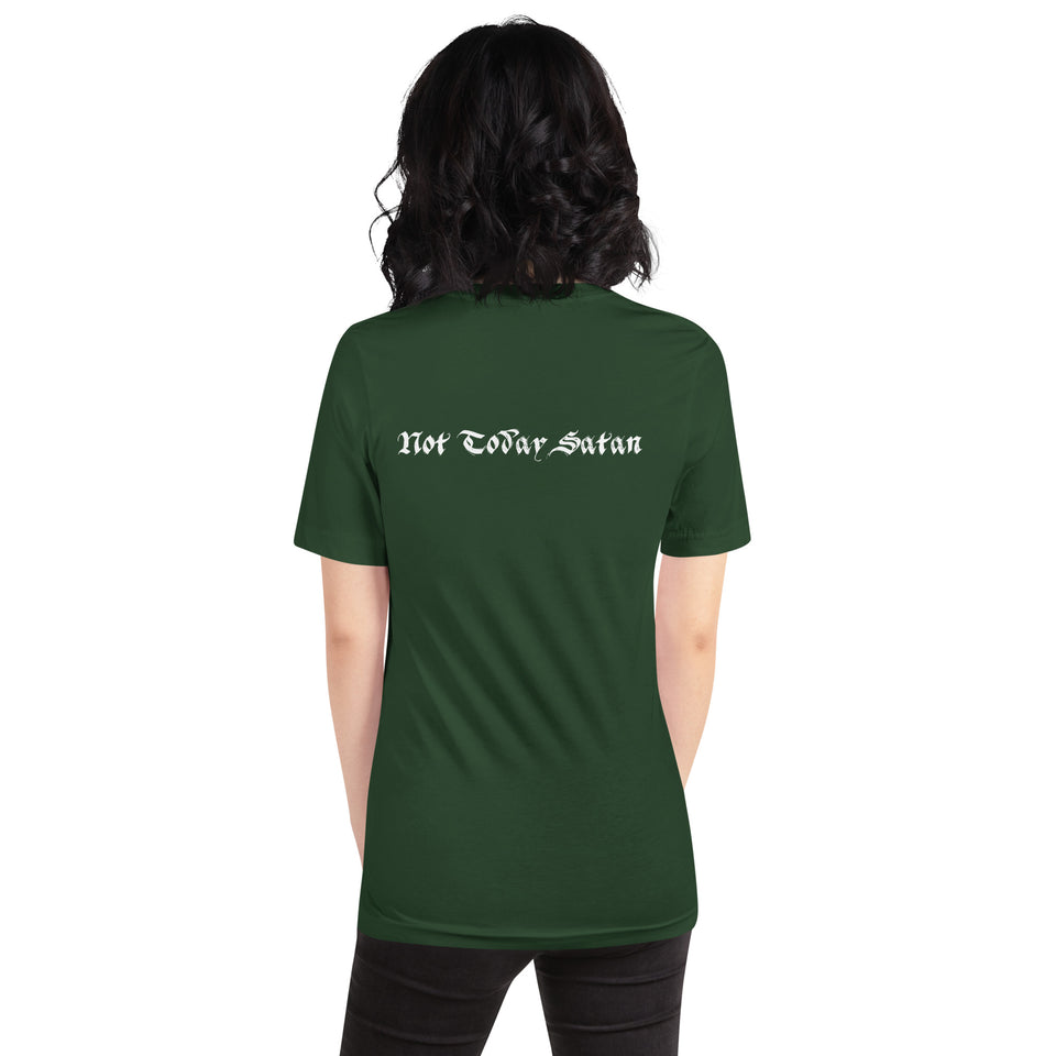 Not Today Satan Unisex t-shirt