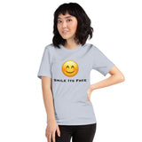 Smile Its Free Unisex t-shirt