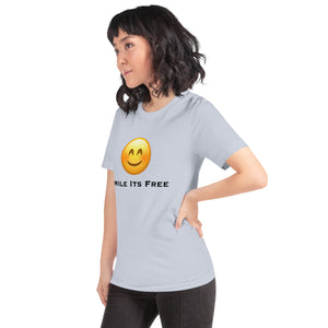 Smile Its Free Unisex t-shirt