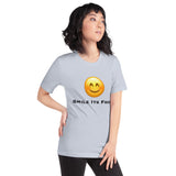 Smile Its Free Unisex t-shirt