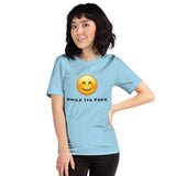 Smile Its Free Unisex t-shirt