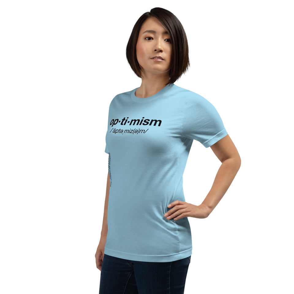 Optimism Unisex t-shirt