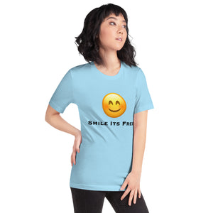 Smile Its Free Unisex t-shirt