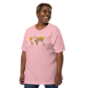 Adventure Awaits Map Unisex T-shirt