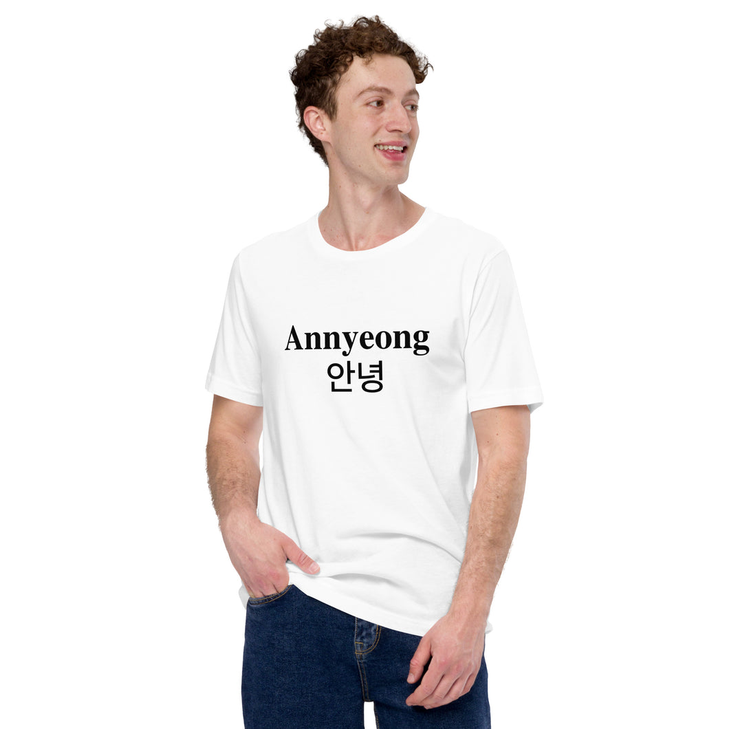 Annyeong Unisex t-shirt