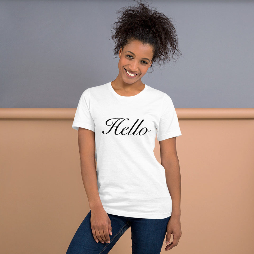 Hello Unisex t-shirt