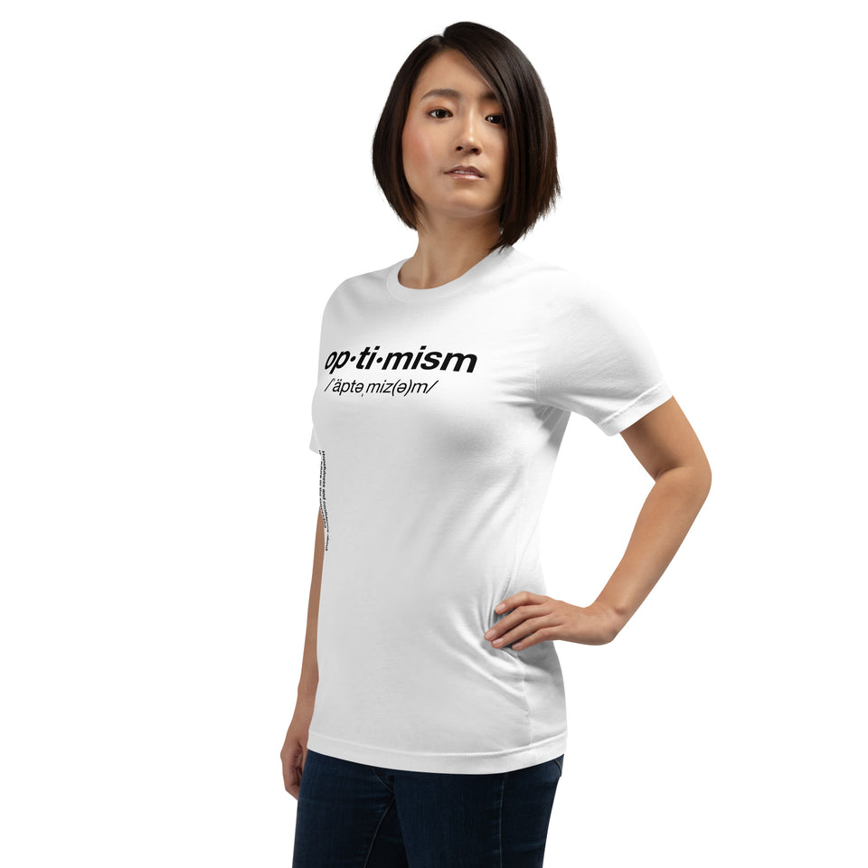 Optimism Unisex t-shirt